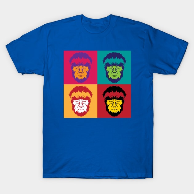 Pop Goes the Wolf Man T-Shirt by DesignWise